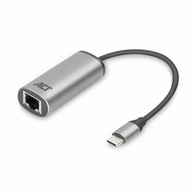 ACT AC7081 hub de interfaz USB 3.2 Gen 1 (3.1 Gen 1) Type-C 2500 Mbit s Aluminio