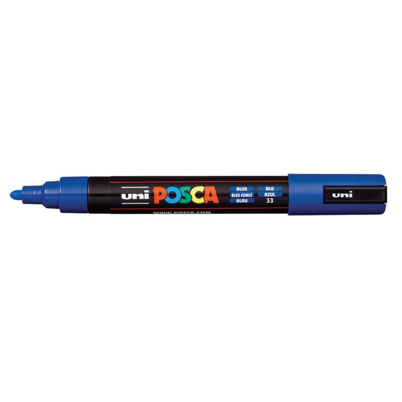 PC-5M marcador Punta redonda Azul