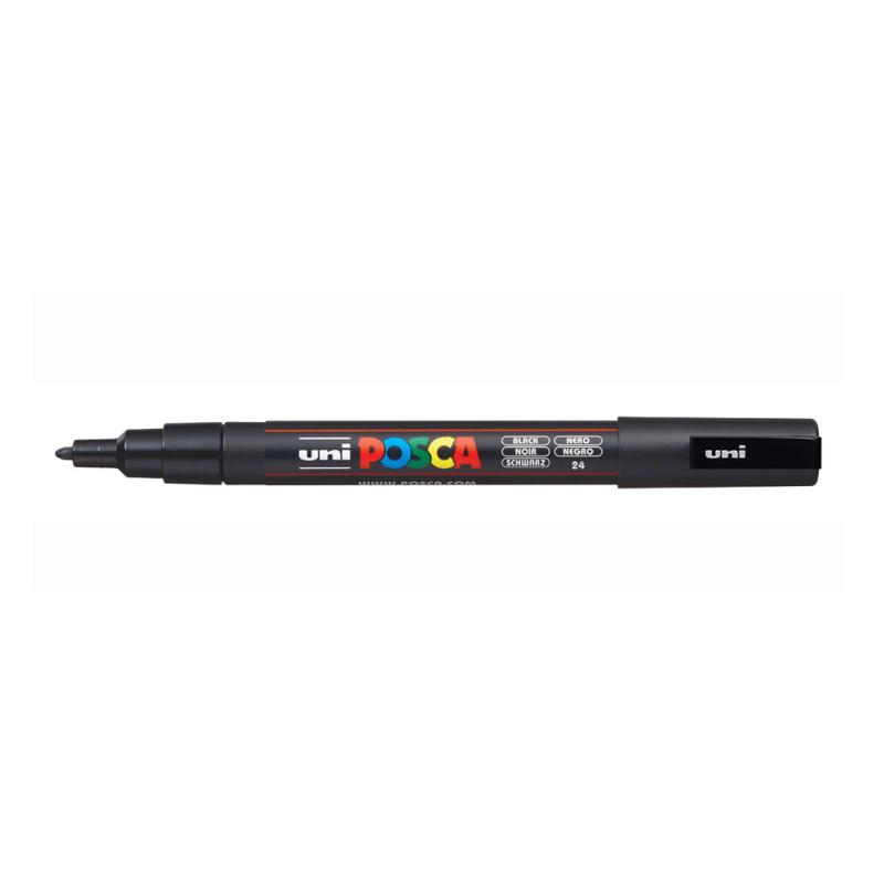 PC-3M marcador Punta redonda Negro