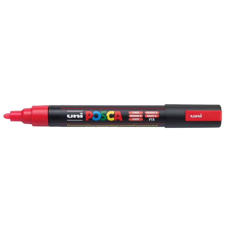 POSCA PC-5M Rojo fluorescente
