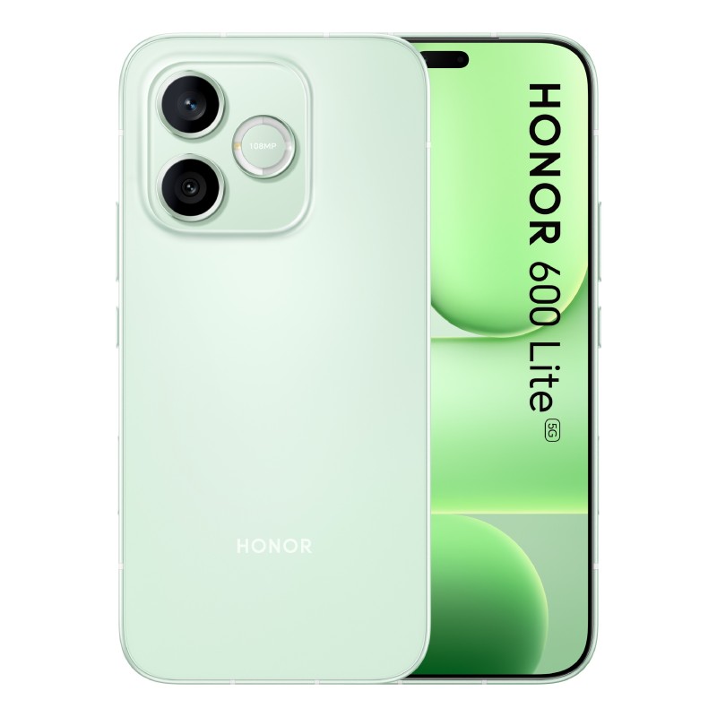Honor 600 Lite 16,8 cm (6.6") SIM doble Android 16.0 5G USB Tipo C 8 GB 256 GB 6520 mAh Verde