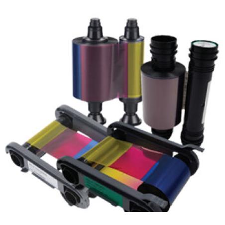 YMCKO cinta para impresora 300 páginas Negro, Cian, Gris, Magenta, Amarillo