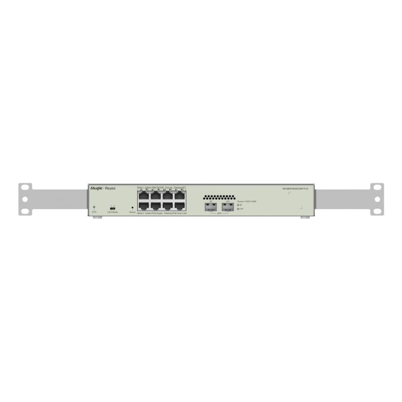 RG-NBS3100-8GT2SFP-P-V2 switch Gestionado L2 Gigabit Ethernet (10/100/1000) Energía sobre Ethernet (PoE) Metálico