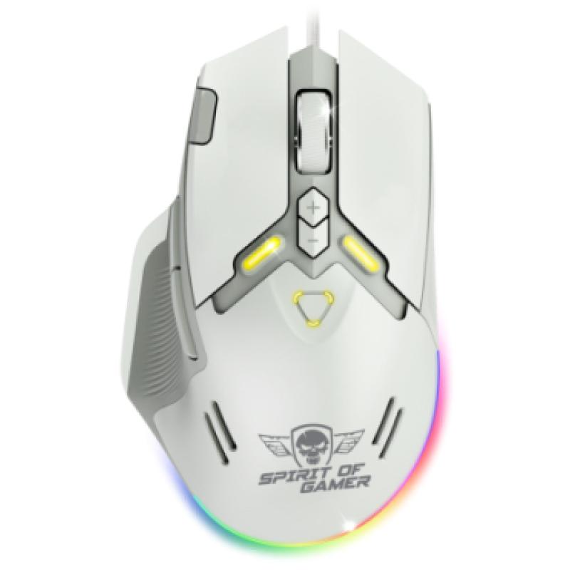 ELITE M60 ARTIC ratón Juego mano derecha USB Tipo C Óptico 20000 DPI