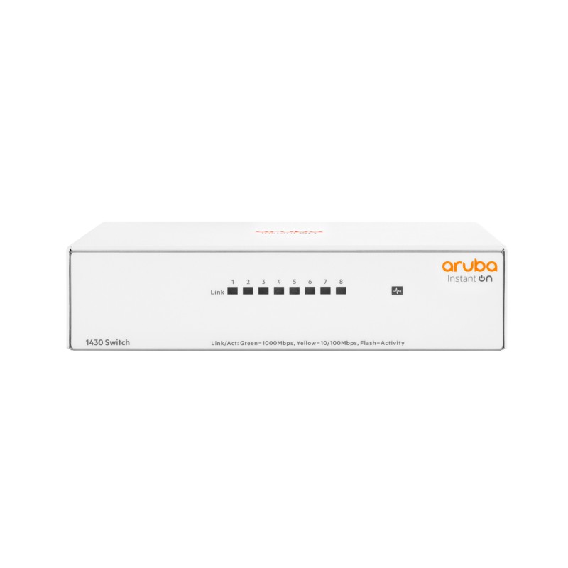 Aruba Networking Aruba Instant On 1430 8G No administrado L2 Gigabit Ethernet (10/100/1000) Blanco