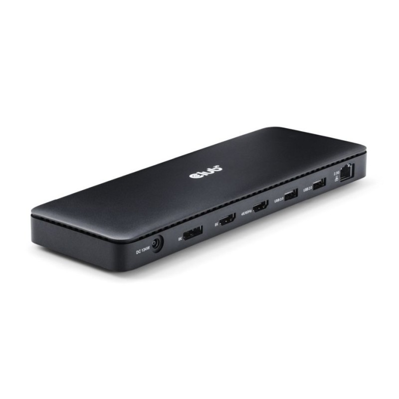 CLUB3D Thunderbolt 4 Certified 11-in-1 estación dock para móvil Universal Negro