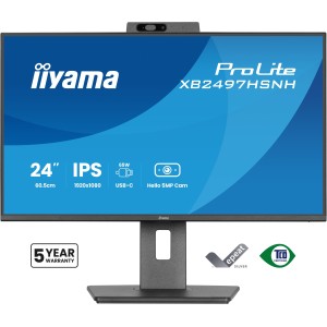 iiyama ProLite XB2497HSNH-B1 24IN IPS LCD 4MS 1920X1080 350CD M2 HDMI DP USB 2 pantalla para PC 60,5 cm (23.8") 1920 x 1080