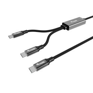 Equip 128895 cable USB USB 2.0 1,5 m USB C 2 x USB C 0,48 Gbit s 140 W Negro