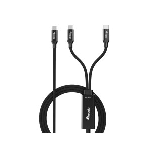 Equip 128895 cable USB USB 2.0 1,5 m USB C 2 x USB C 0,48 Gbit s 140 W Negro
