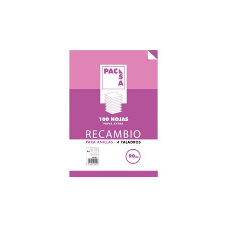 Recambio 100h A4 Milimetrado MRG 90G
