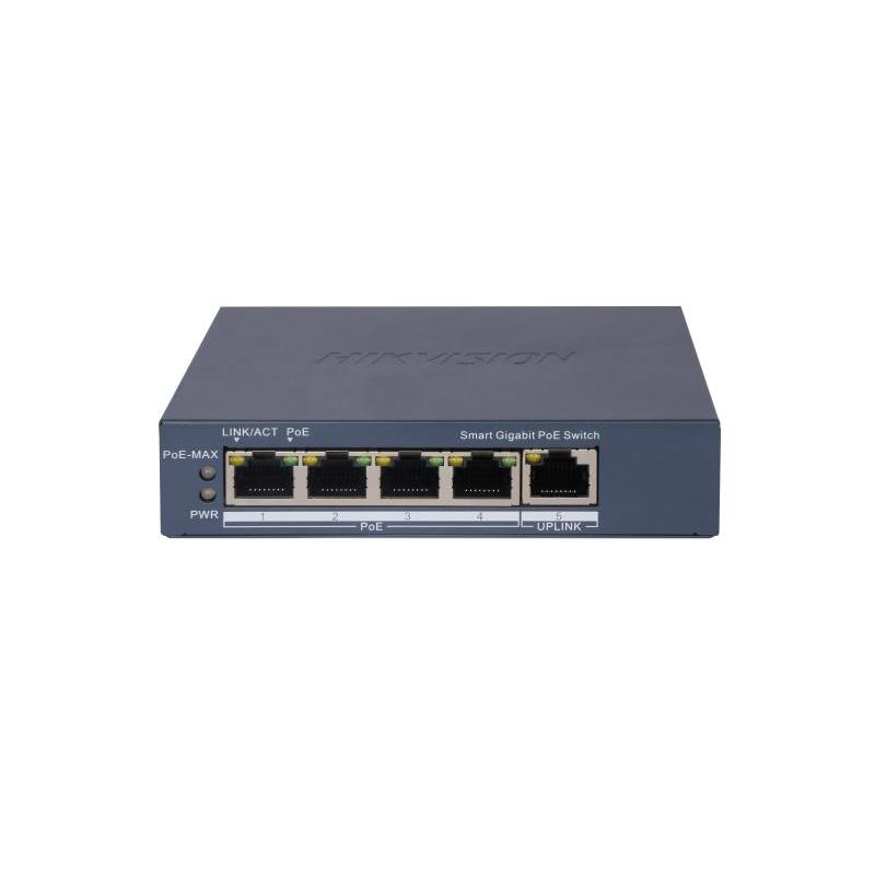 DS-3E1505P-EI switch Gestionado Gigabit Ethernet (10/100/1000) Energía sobre Ethernet (PoE) Gris
