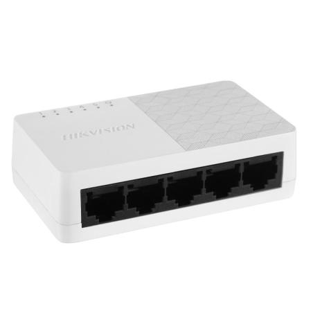 DS-3E0505D-O switch Gigabit Ethernet (10/100/1000) Negro, Blanco