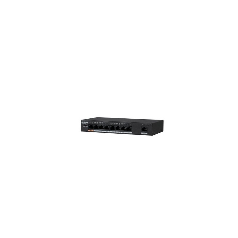 Dahua Technology PFS3009-8ET-96 No administrado L2 Fast Ethernet (10 100) Energía sobre Ethernet (PoE) Negro
