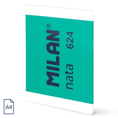 LIBRETA MILAN 624 A4 48h HRZ. VERDE - Pack de 3 unidades