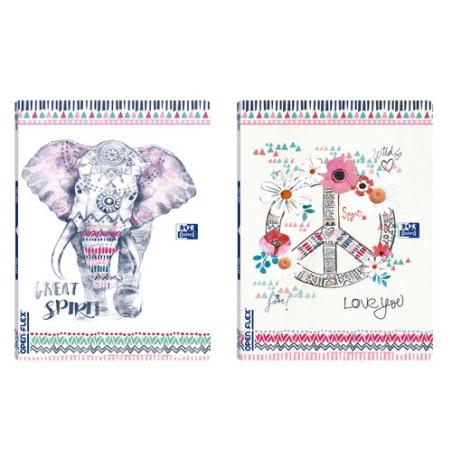 LIBRETA GRAP.OXFORD SCH.BOHO A4 48h HZT.