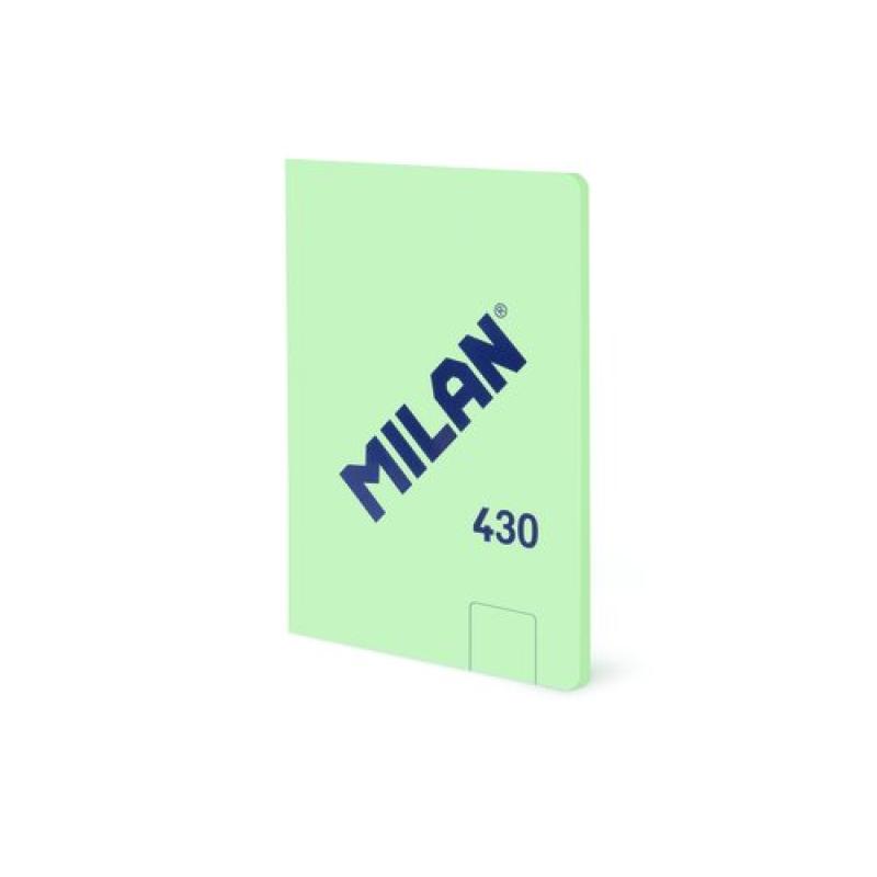 LIBRETA MILAN 430 A6 48h LISO VERDE - Pack de 6 unidades