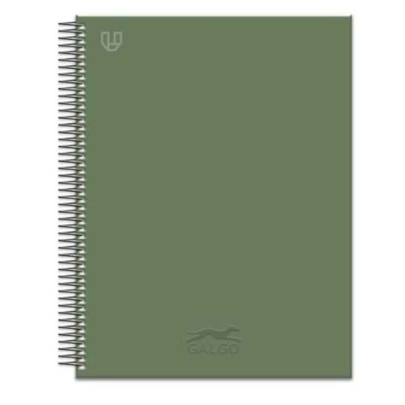BLOC GALGO A5+ 100h 100g CD.5 VERDE OSCU - Pack de 5 unidades