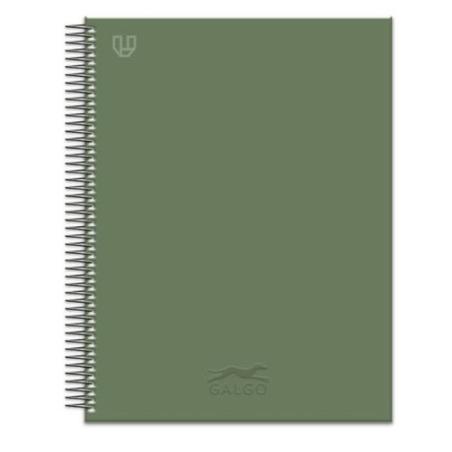 BLOC GALGO A5+ 80h 100g LISO VERDE OSCUR - Pack de 5 unidades