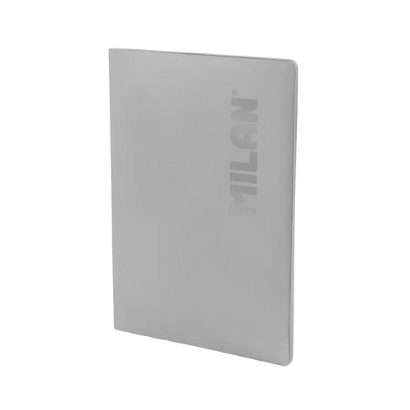 LIBRETA MILAN SHADOW A4 48h HZ. GRIS - Pack de 3 unidades
