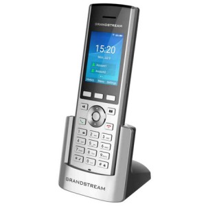 WP820 teléfono IP Negro, Plata 2 líneas LCD Wifi