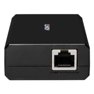 Lindy 73474 divisor de red Energía sobre Ethernet (PoE) Negro
