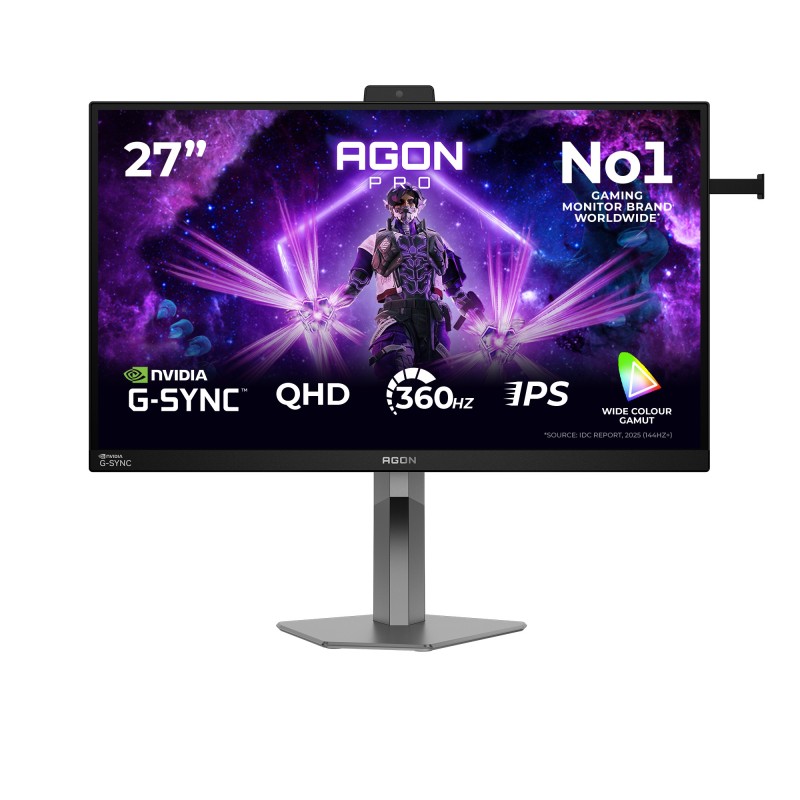 AOC AGON PRO AG276QSG2 pantalla para PC 68,6 cm (27") 2560 x 1440 Pixeles Quad HD Negro, Gris