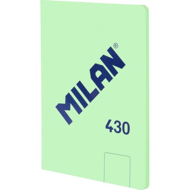 LIBRETA MILAN 430 A5 48h LISO VERDE