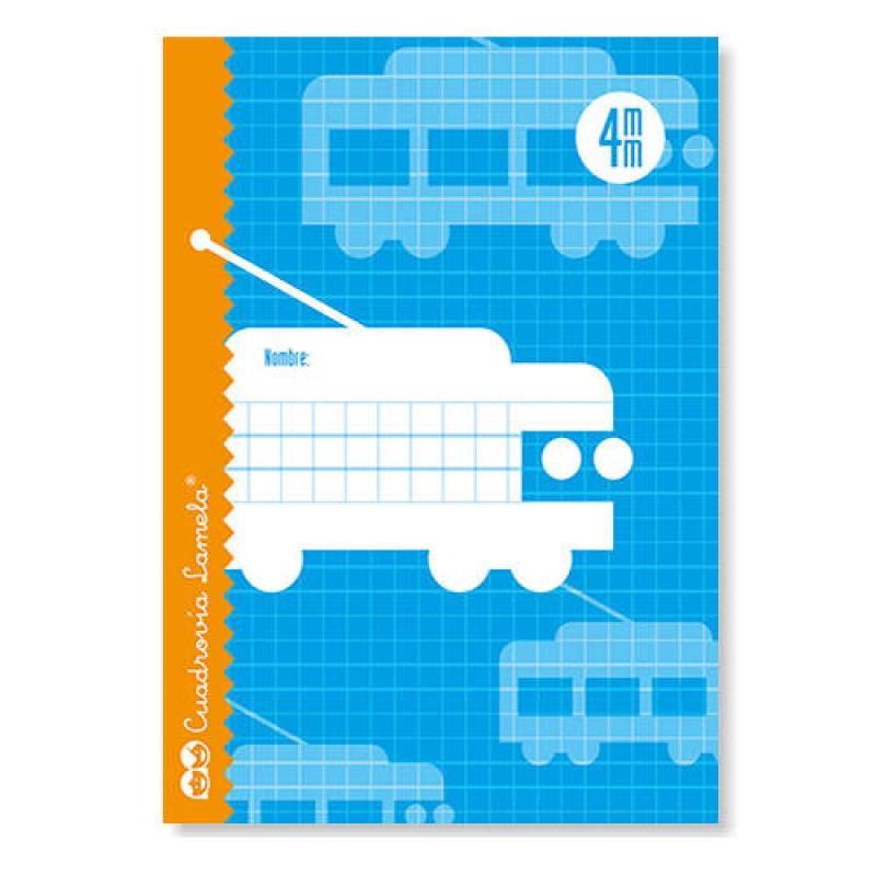 LIBRETA CUBIERTA BASICA 4º RAYADO 4 MM 30 HOJAS LAMELA 06004 - Pack de 15 unidades