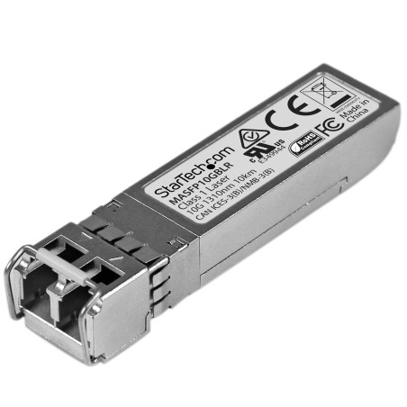 StarTech.com Módulo SFP + Compatible con Cisco Meraki MA-SFP-10GB-LR - 10GBASE-LR - Monomodo 10GbE - SFP+ Ethernet Gigabit 10Gb