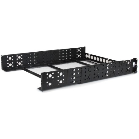 StarTech.com Carriles para Rack de Servidores 2U Universales - Carriles para Armario de Servidores con Profundidad Ajustable -