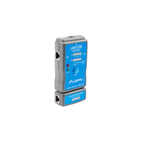 NT-0403 comprobador de cables de red Comprobador de alimentación PoE Azul