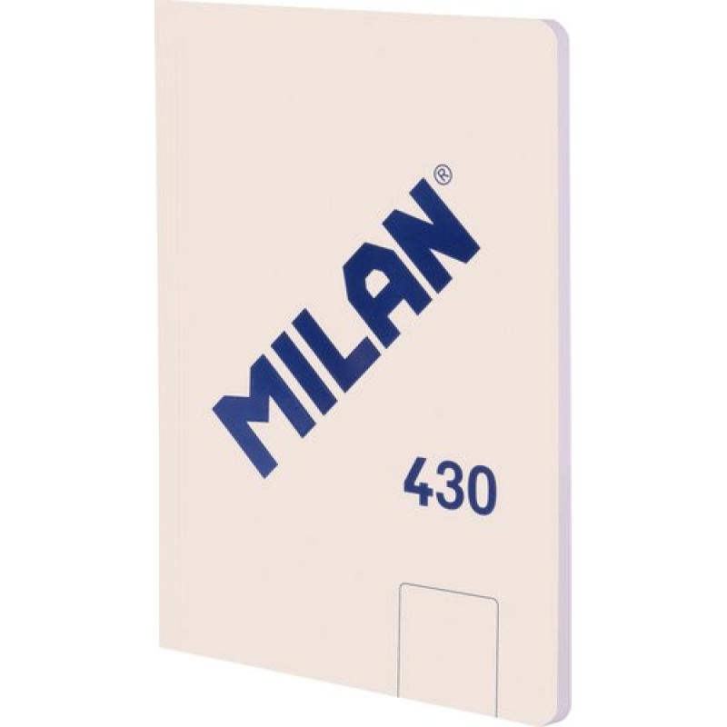LIBRETA MILAN 430 A5 48h LISO BEIGE