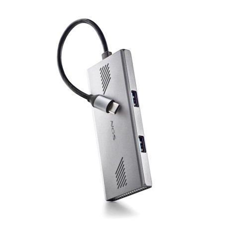 NGS WONDERDUO-C USB Tipo C 5000 Mbit s Plata