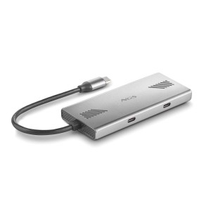 NGS WONDERDUO-C USB Tipo C 5000 Mbit s Plata