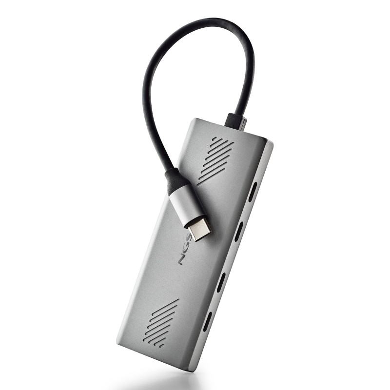 NGS WONDER4-C USB Tipo C 5000 Mbit s Plata