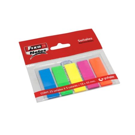 65006180 nota autoadhesiva Rectángulo Colores surtidos 25 hojas Autoadhesivo Pack 24 unidades