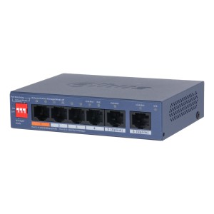 Dahua Technology CS4006-4ET2GT-60 switch Gestionado L2 Gigabit Ethernet (10 100 1000) Energía sobre Ethernet (PoE) Azul