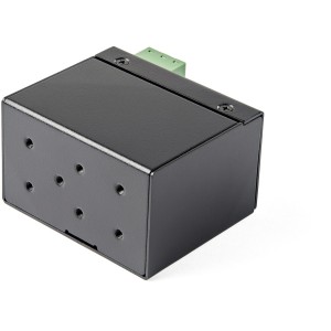 StarTech.com Conversor de Medios Ethernet Industrial PoE+ de Fibra a Ethernet de 30W - Convertidor SFP a RJ45 de Fibra IP30