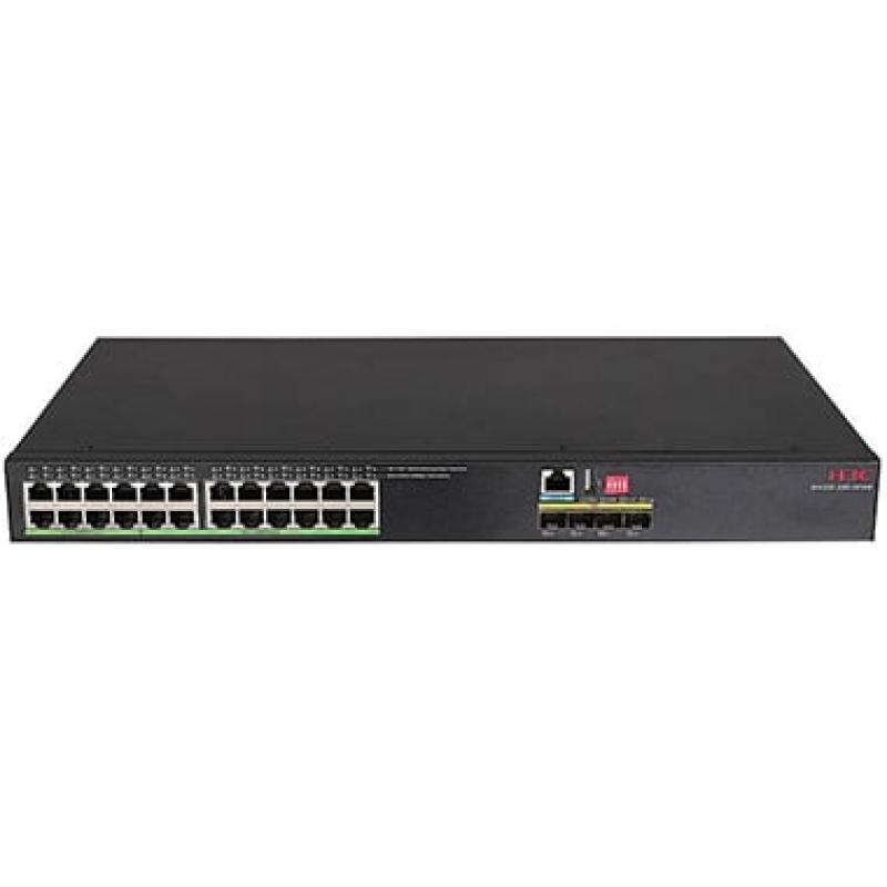 LS-IE4320-28S-HPWR Gestionado L2 Gigabit Ethernet (10/100/1000) Energía sobre Ethernet (PoE) 1U Negro