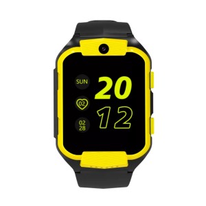 Reloj para niños Cindy KW-41 4G Cámara, música, Amarillo/Negro