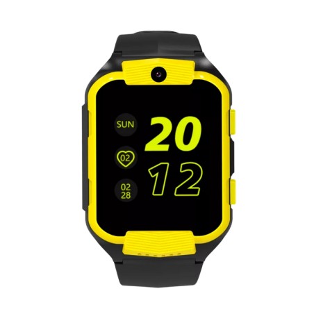 Reloj para niños Cindy KW-41 4G Cámara, música, Amarillo/Negro