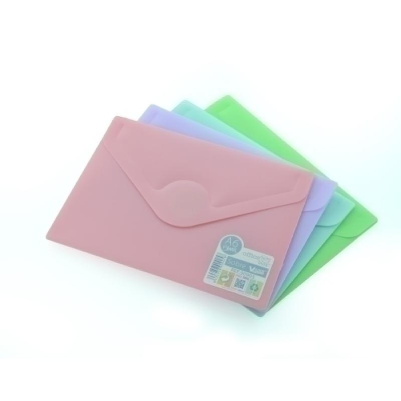 DOSSIER SOBRE OB PP V-LOCK A6 BLUSH - Pack de 10 unidades