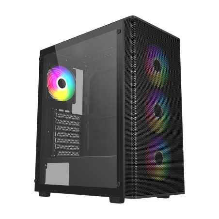FSP M220-BA Carcasa Midi Tower mATX, ATX Negro ARGB