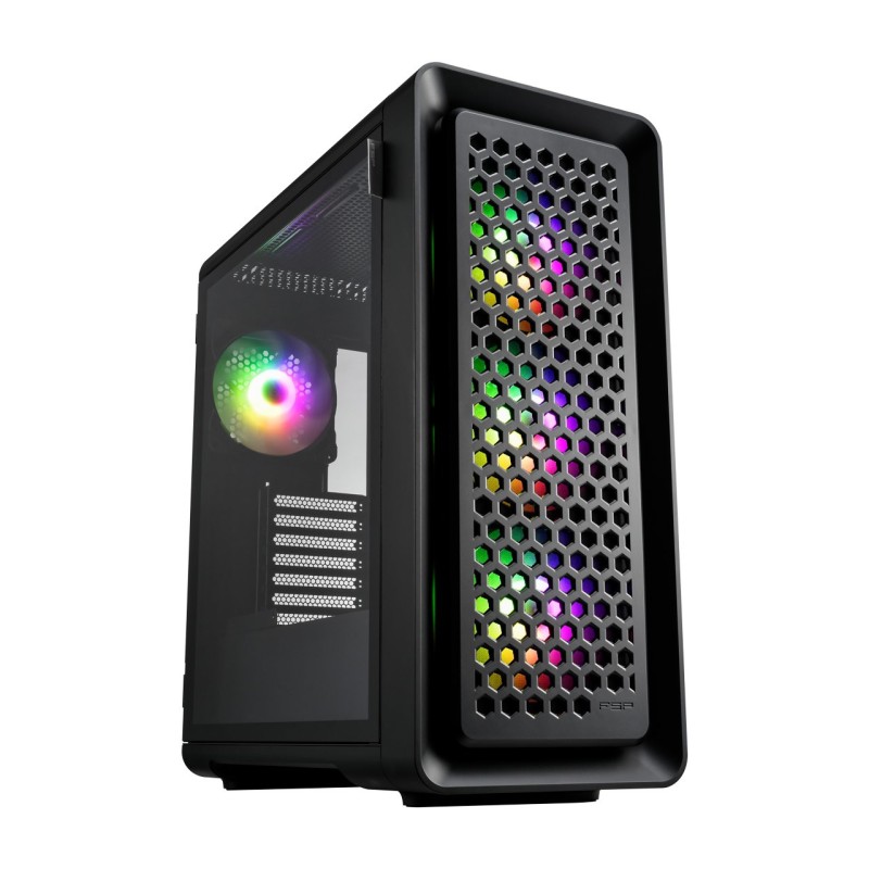FSP CUT593P Carcasa Full Tower mITX, mATX, ATX Negro ARGB