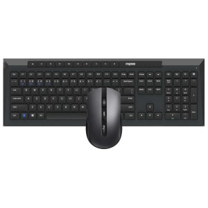 8210M teclado Ratón incluido Universal Bluetooth QWERTY Negro