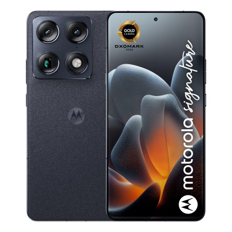 Motorola signature 17,2 cm (6.78") SIM doble Android 16.0 5G USB Tipo C 12 GB 256 GB 5200 mAh Azul oscuro