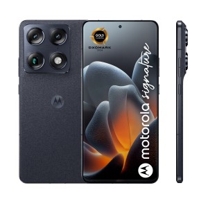 Motorola signature 17,2 cm (6.78") SIM doble Android 16.0 5G USB Tipo C 12 GB 256 GB 5200 mAh Azul oscuro