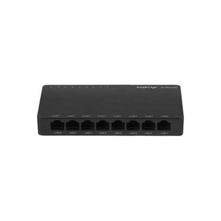 DSP2-1008-12V switch No administrado Gigabit Ethernet (10/100/1000) Negro