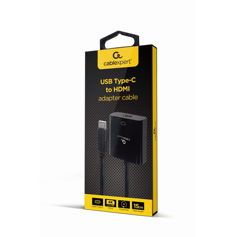 A-CM-HDMIF-03 Adaptador gráfico USB 3840 x 2160 Pixeles Negro
