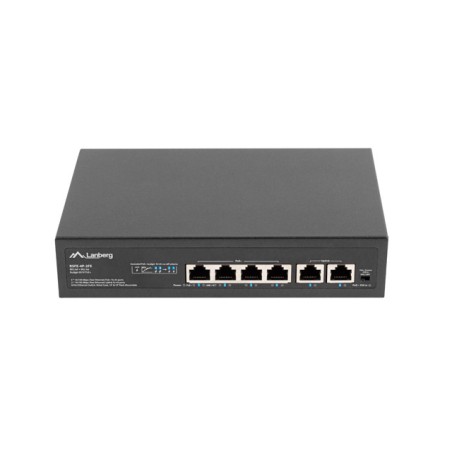 RSFE-4P-2FE-60 switch No administrado Fast Ethernet (10/100) Energía sobre Ethernet (PoE) 1U Negro